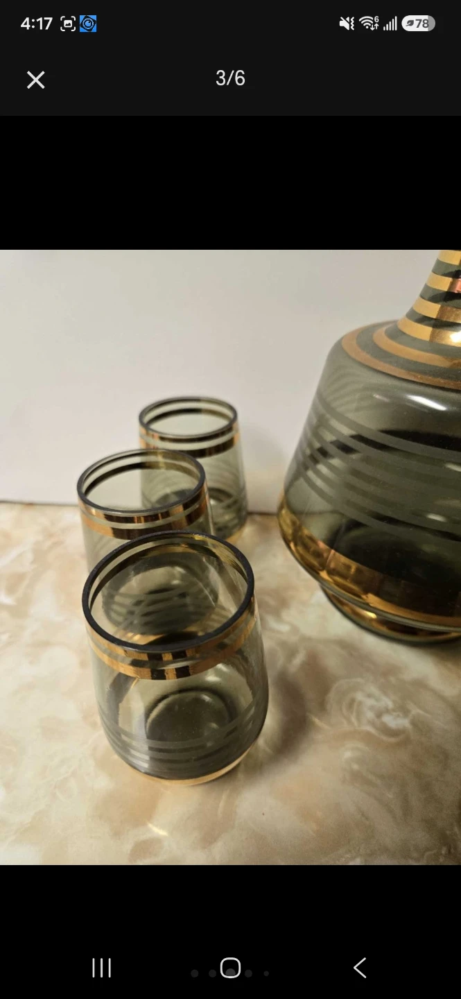 Bohemia Crystal Decanter and Glasses Set - photo 3