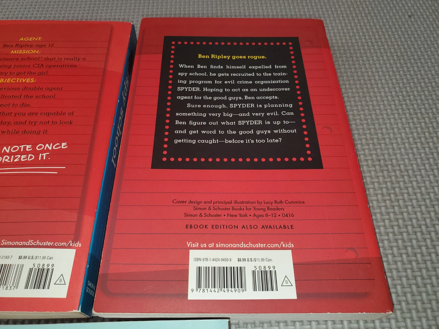 Set of 3 Spy School Books by Stuart Gibbs - photo 3