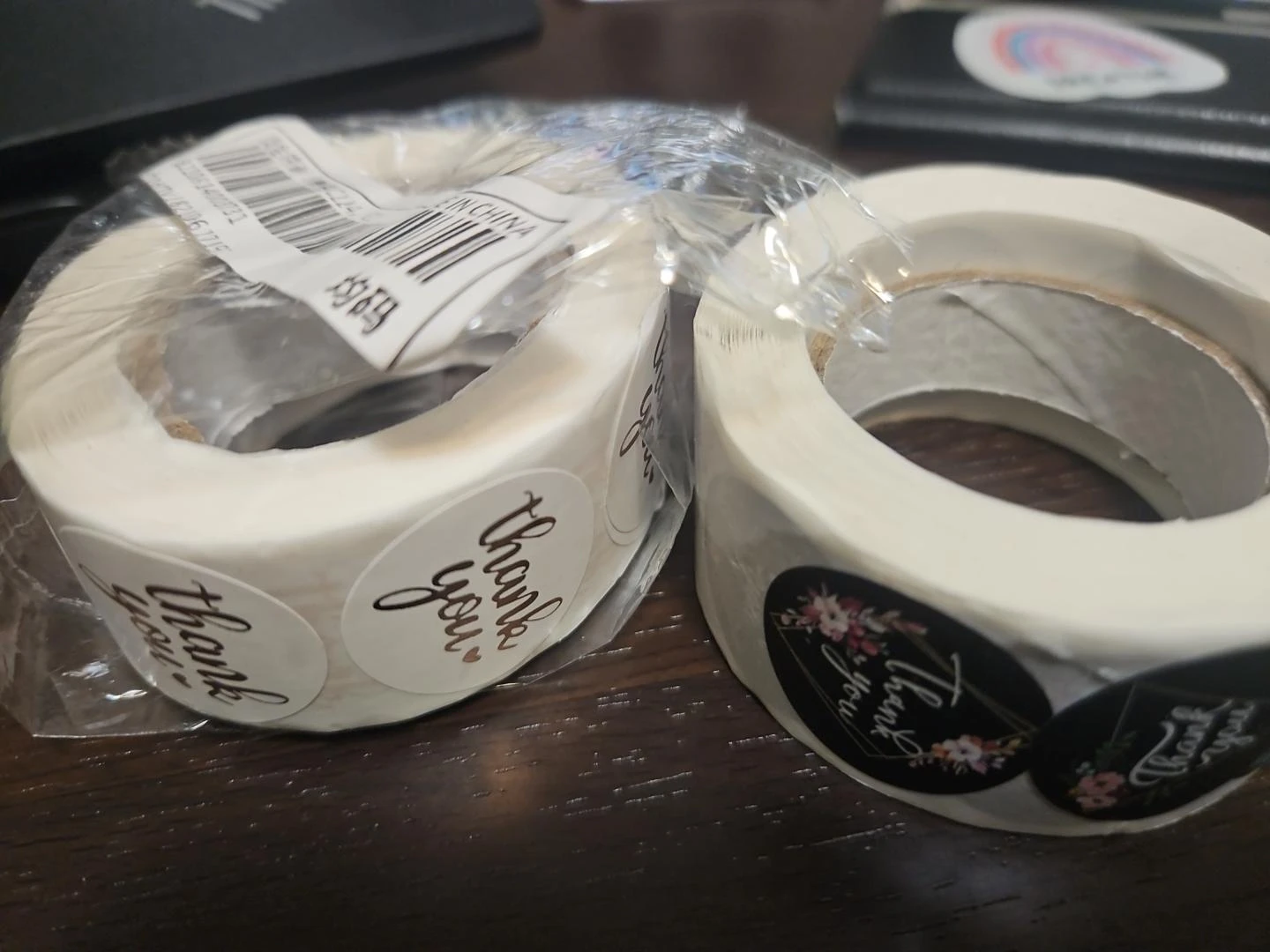 Thank You Stickers – 2 Rolls, Packaging & Gifts