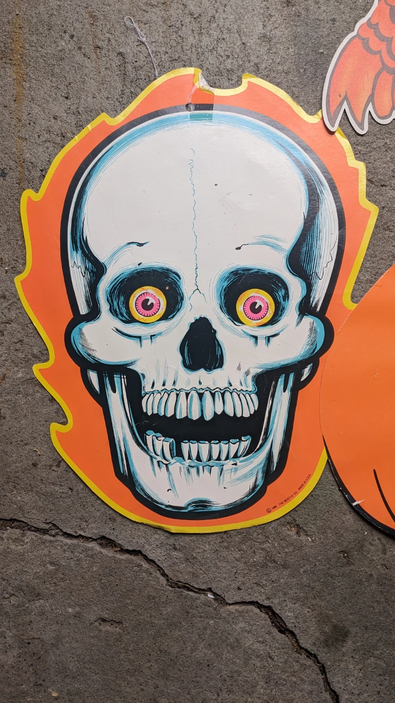 Vintage 1986 Beistle Halloween Decorations - photo 2