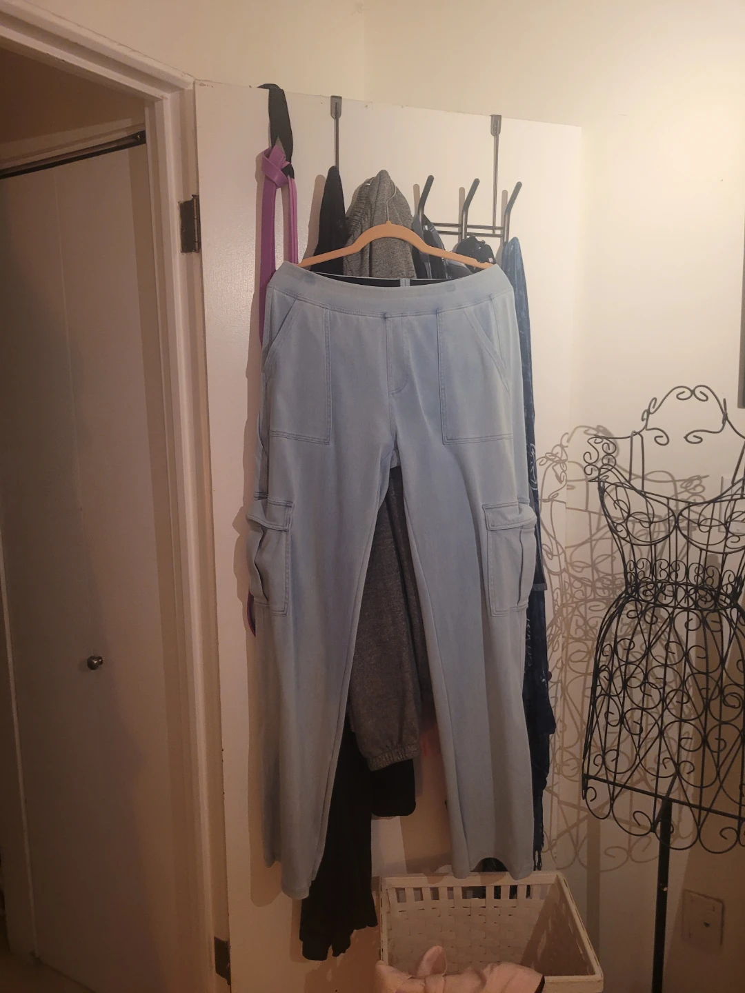 Halara Cargo Pants Light Blue Large Tall