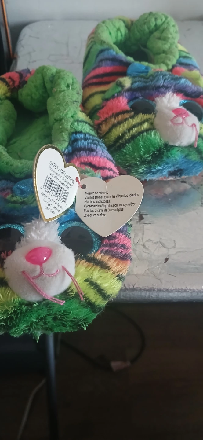 Ty Tigerly Slippers Size USA 4-6 - photo 4