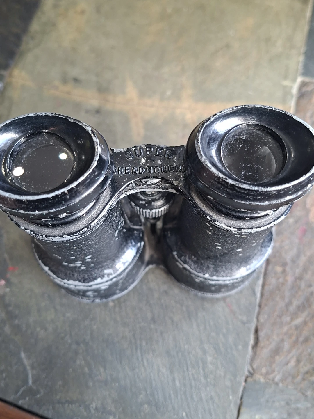 WWI-Era Field Glasses / Binoculars Vintage "Super Dreadnought" - photo 2