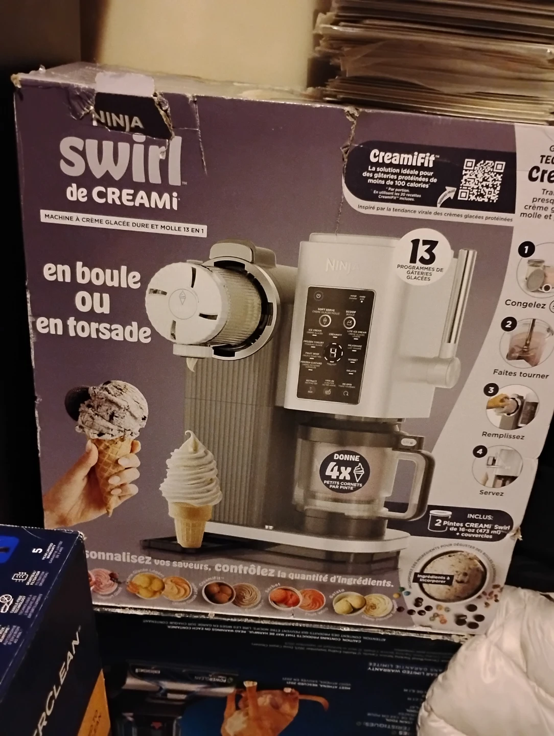 Ninja Swirl CREAMi Ice Cream Maker