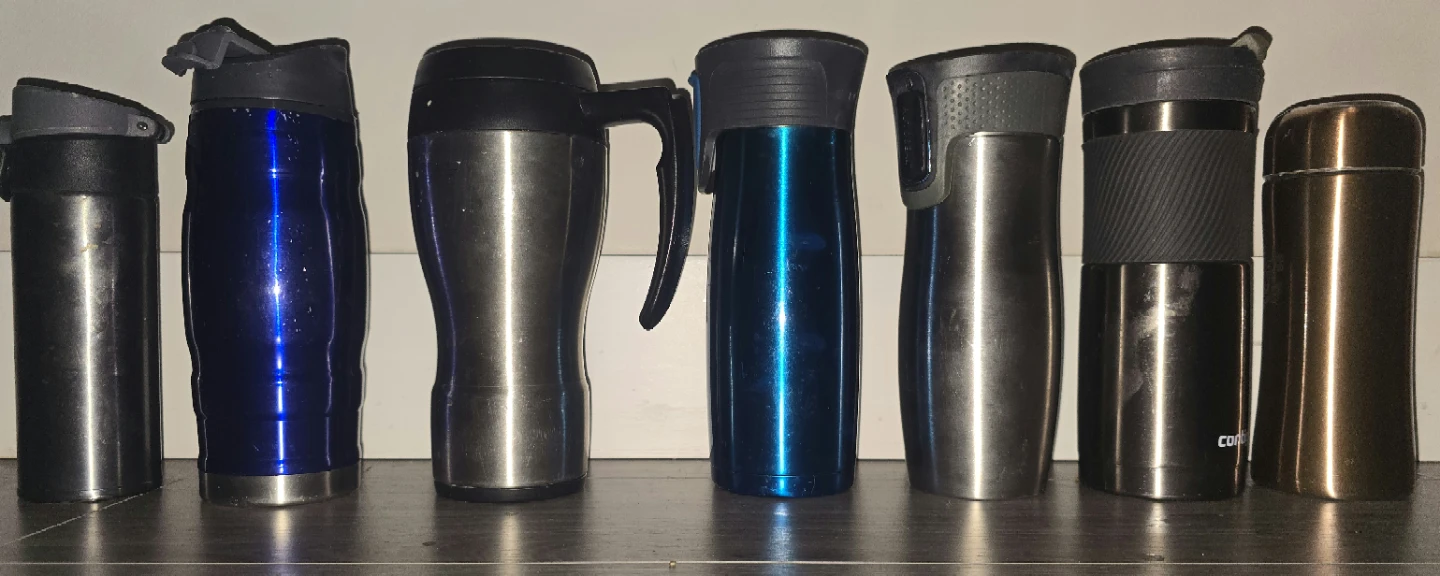 Set of 7 Travel Mugs