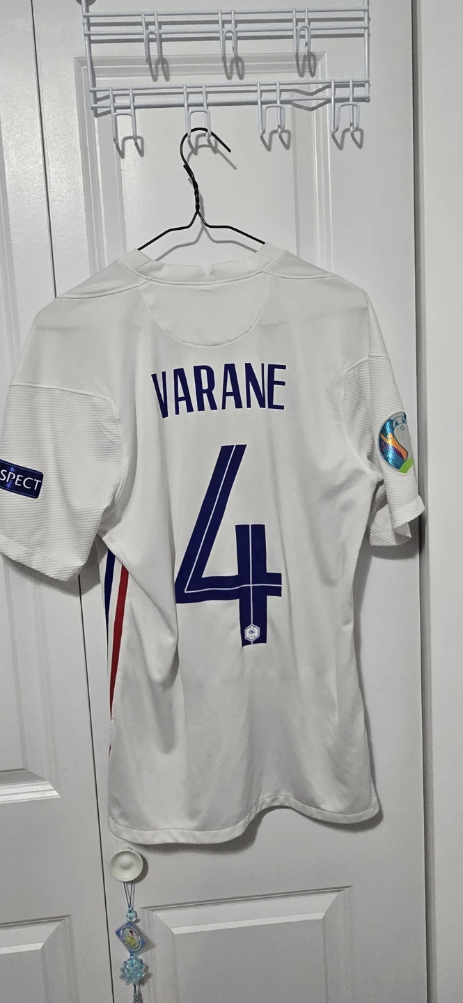 France Varane #4 White Jersey