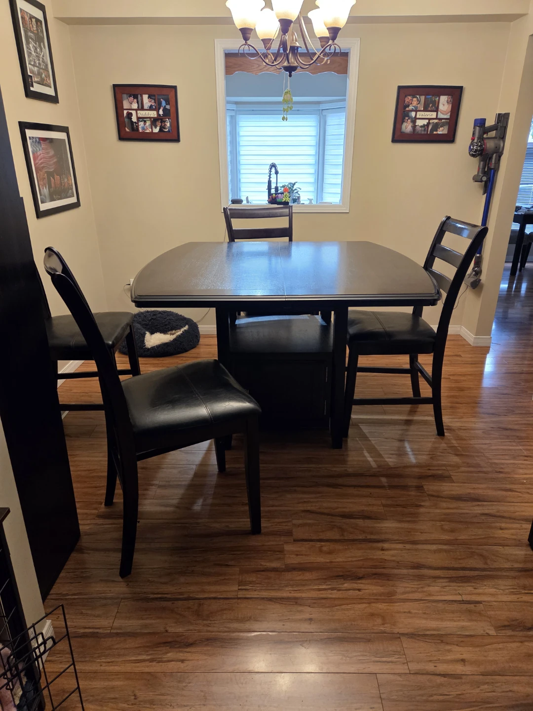 Dining table set with 4 chairs