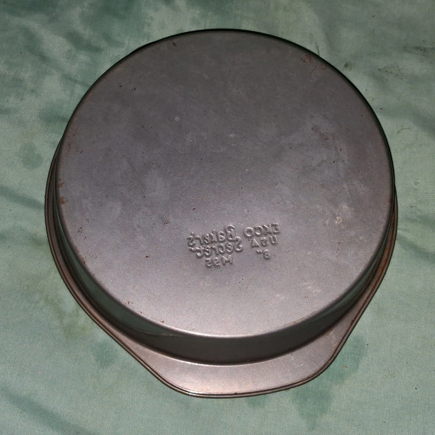 Set Of 4 Vintage EKCO Bakers Secret 8” Cake Pans Made In USA - photo 5