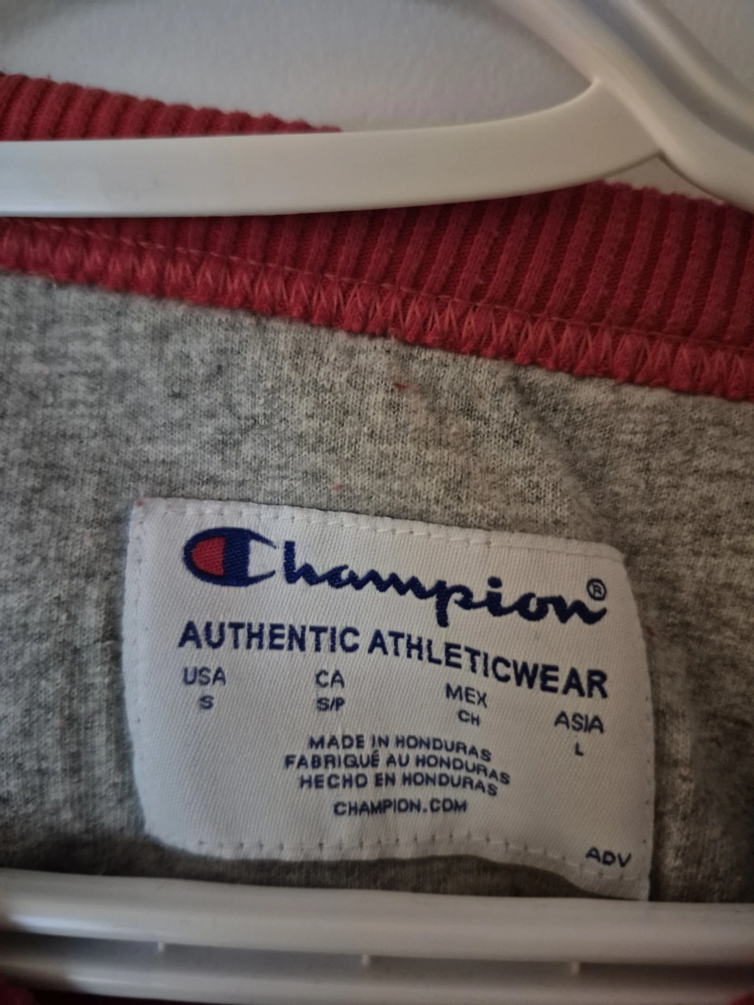 Champion Red Crewneck Sweatshirt