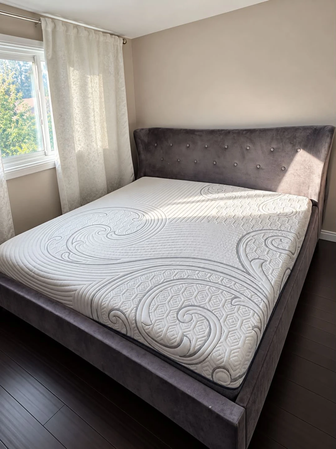 King Size Bed Frame + Mattress