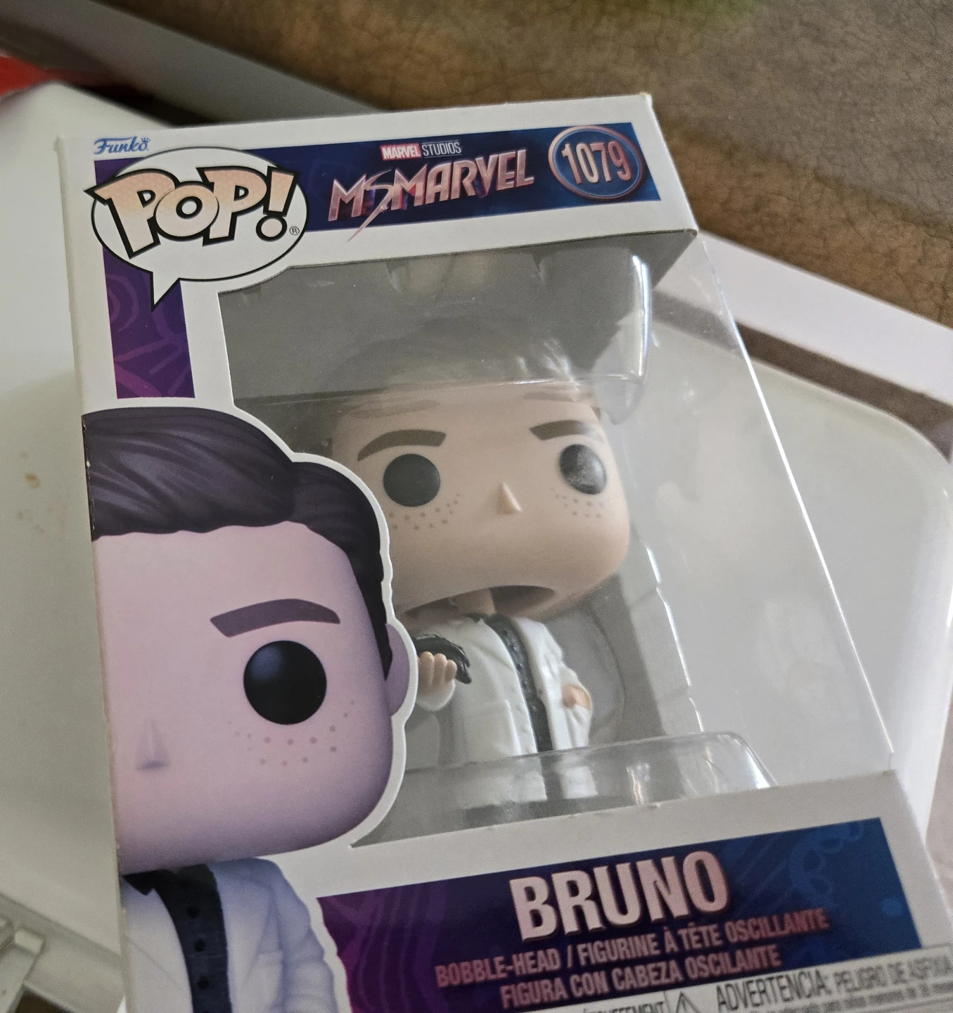 Funko Pop Marvel Ms. Marvel Bruno 1079