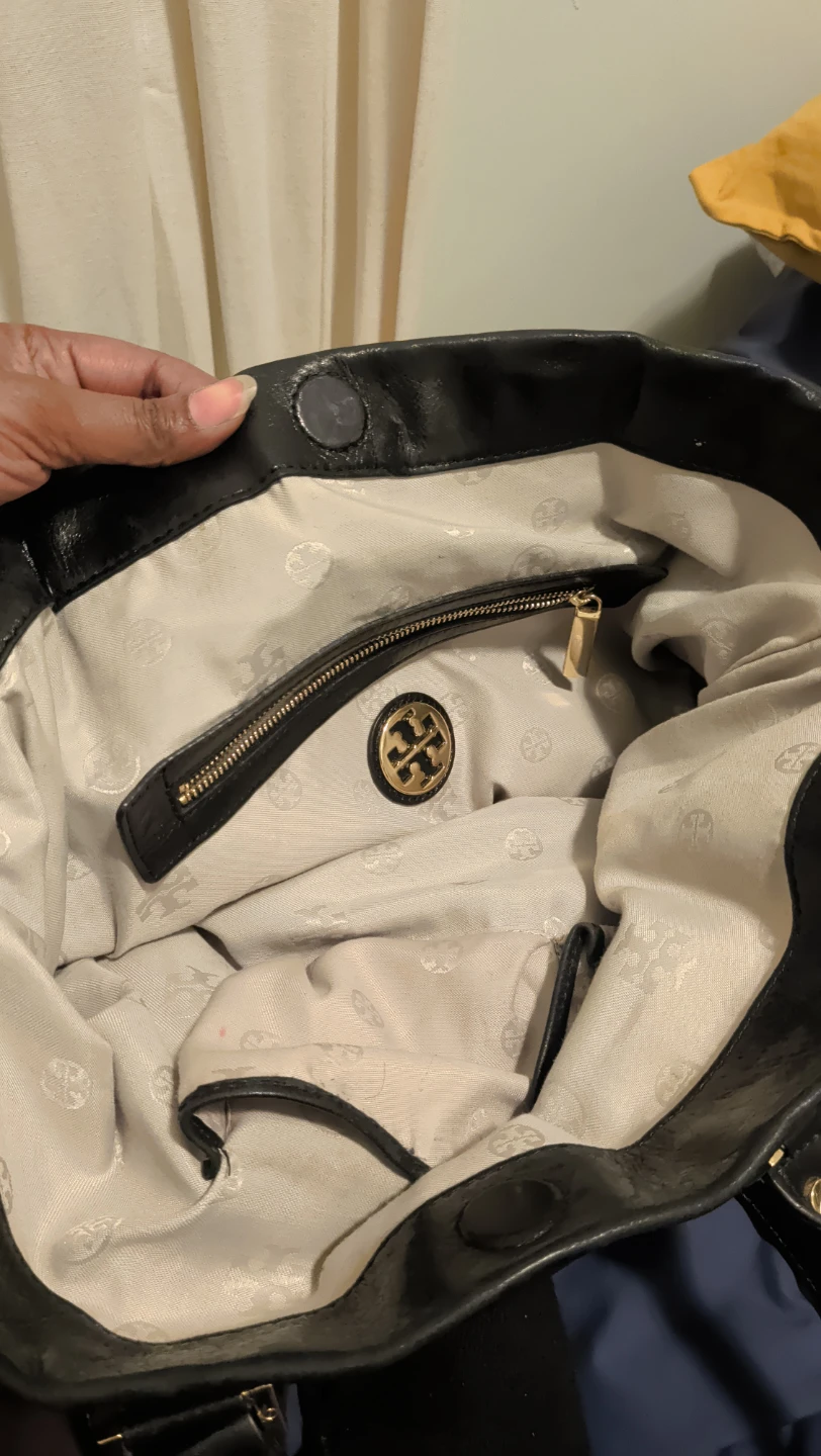 Tory Burch Black Leather Tote Bag - photo 2