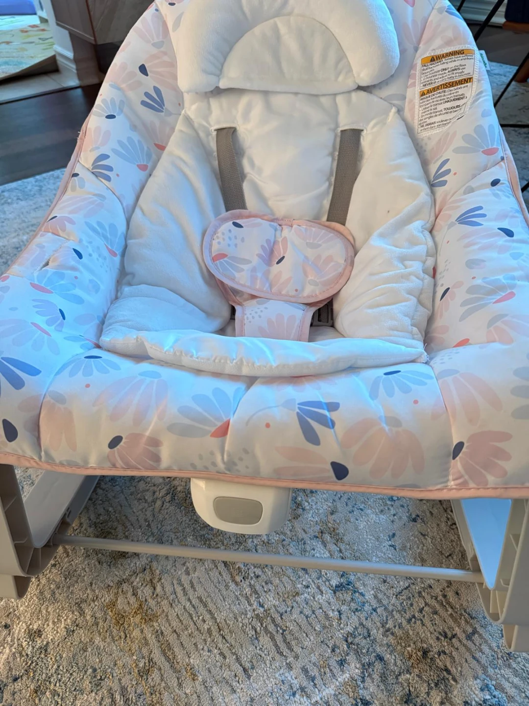 Pink Ingenuity baby vibrating bouncer and rocker (3 in 1) - photo 3