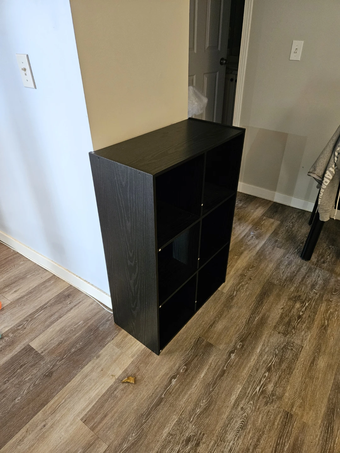 Black 6-Cube Storage Shelf - photo 2