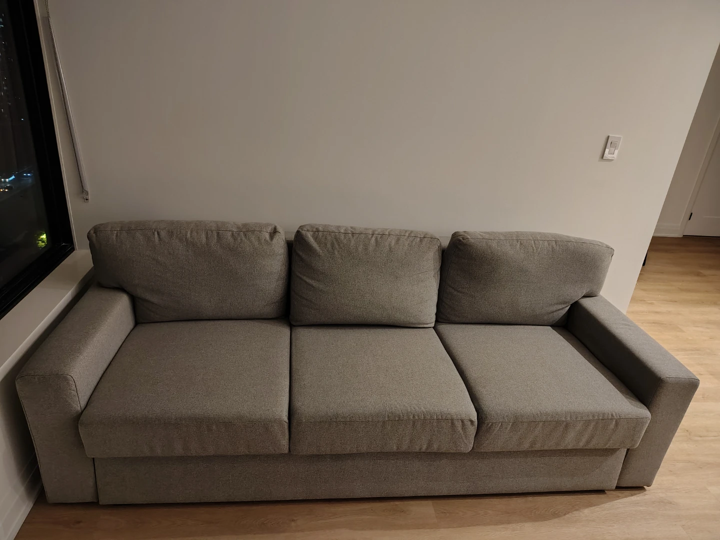 Ikea - Grey Convertible Sofa Bed