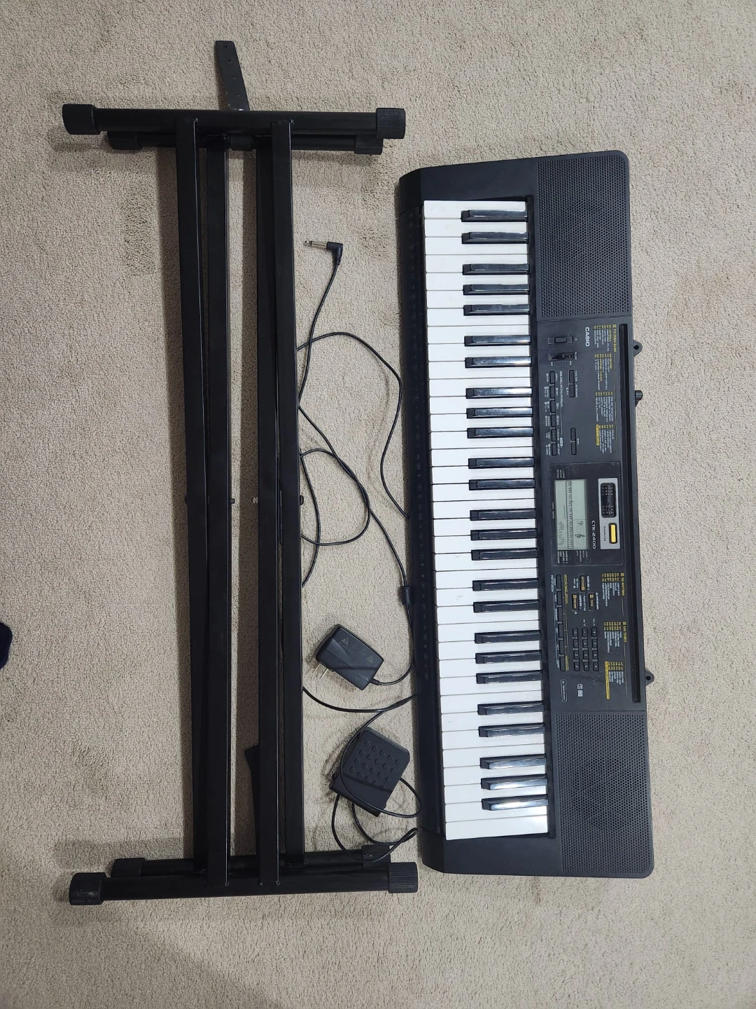 Casio CTK-2400 Keyboard with Stand - photo 2