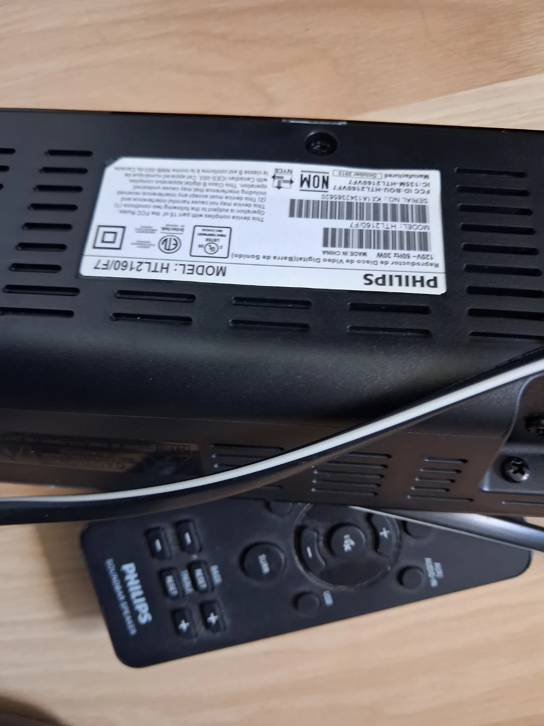 Philips HTL2160 Soundbar with Subwoofer - photo 3