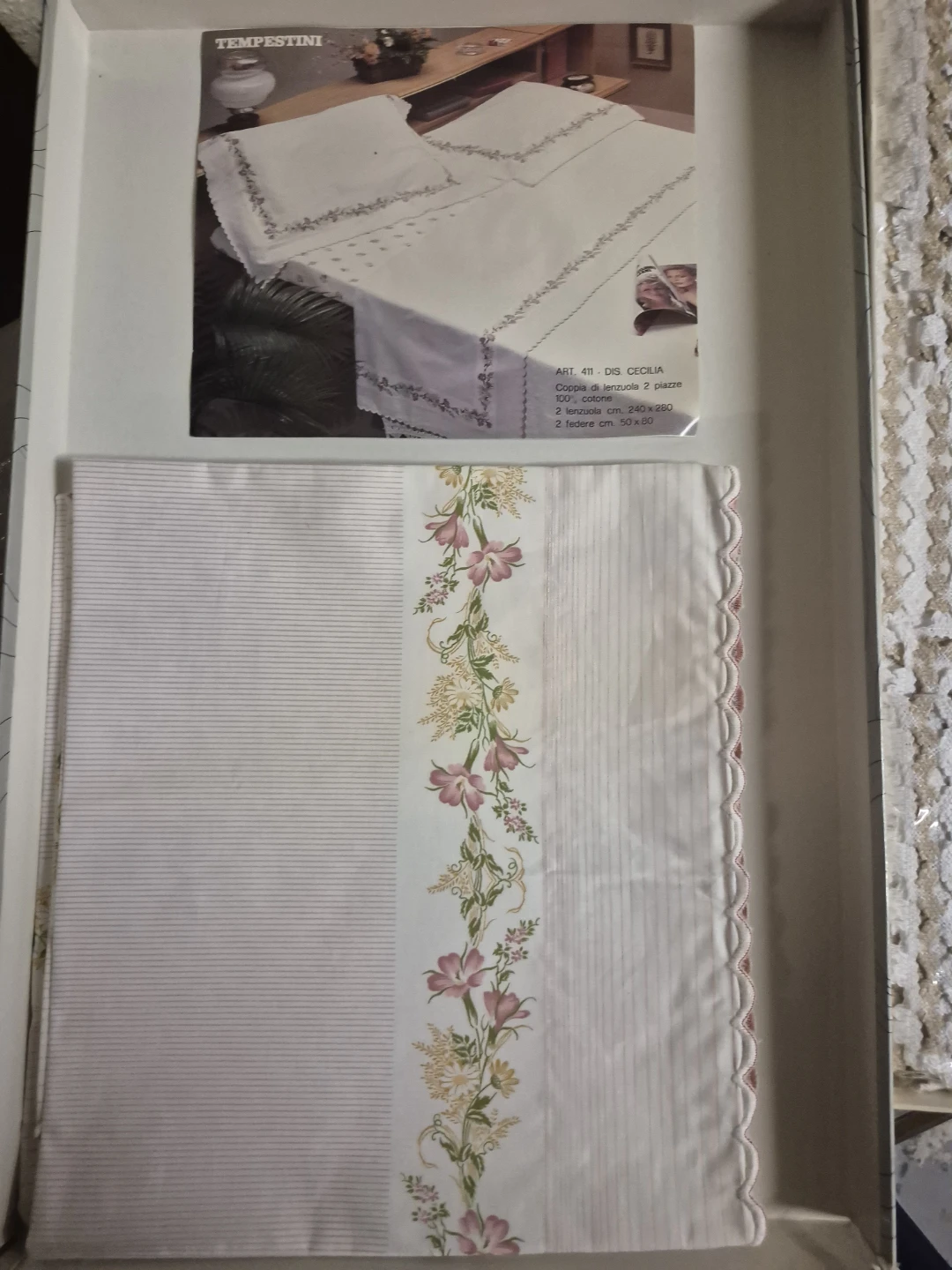 Tempestini Cecilia Double Bed Sheet Set