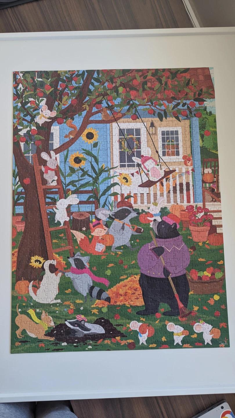 Hobbry Swing Into Fall 1000 Piece Jigsaw Puzzle - photo 2