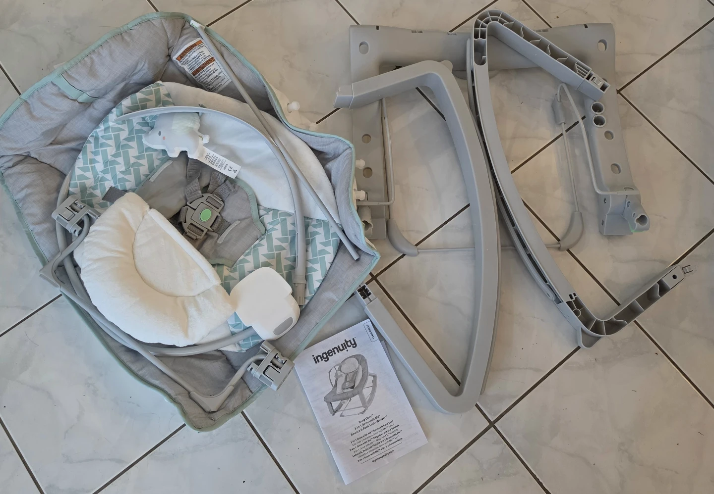 Ingenuity Keep Cozy 3-in-1 Grow With Me Bounce & Rock Seat - photo 3