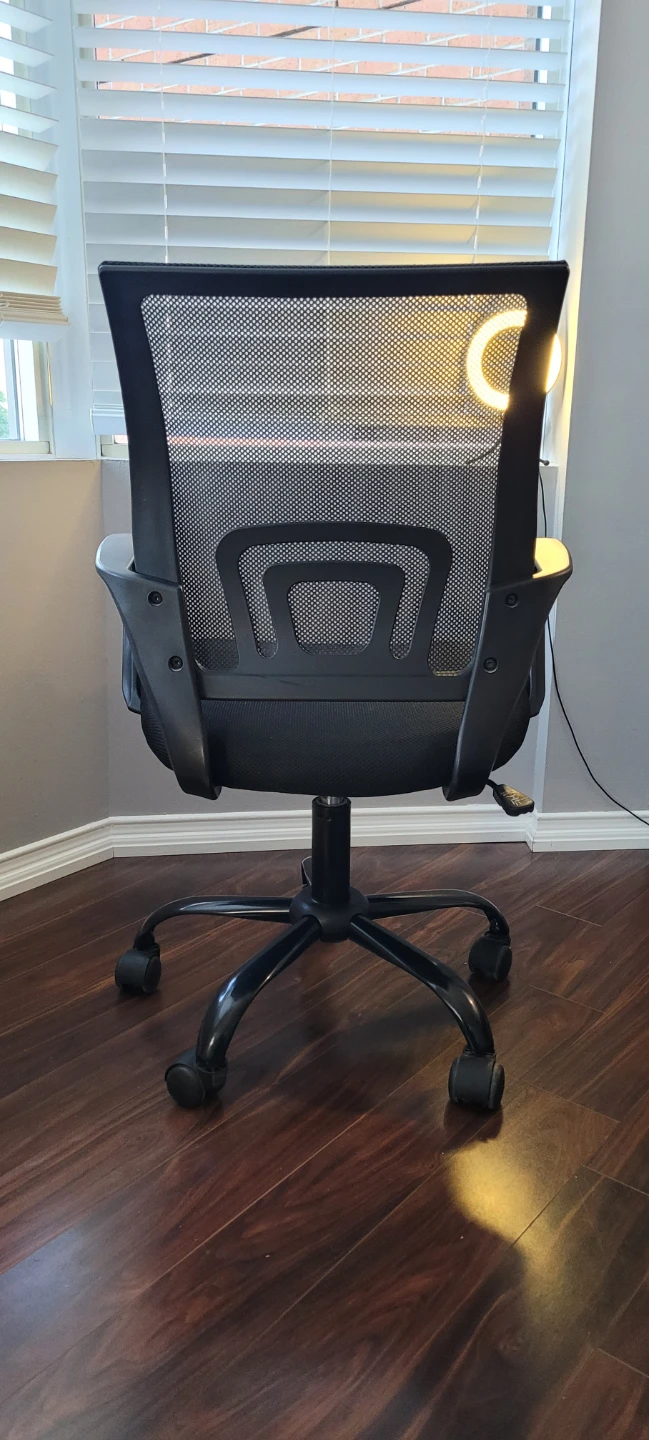Black Mesh Office Desk Chair - photo 3