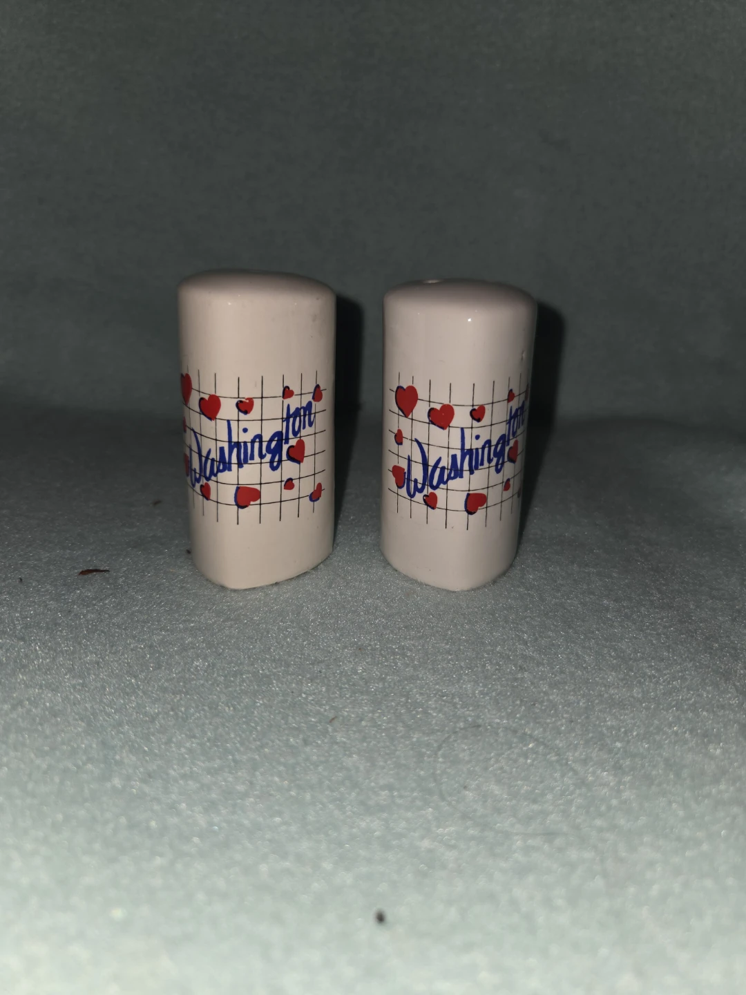 Washington Heart Salt and Pepper Shakers