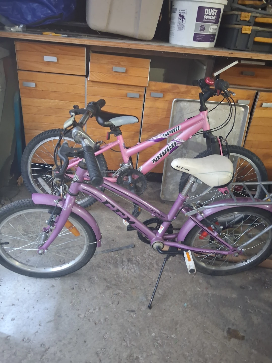 Two children's bicycles: Norco Spice and CCM