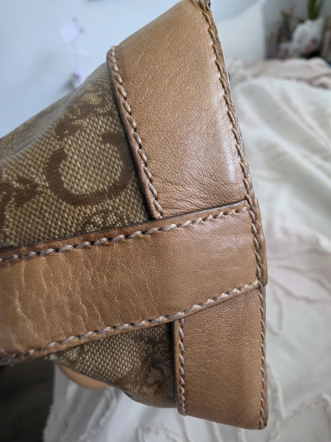 Celine Macadam Carriage Handbag - photo 3