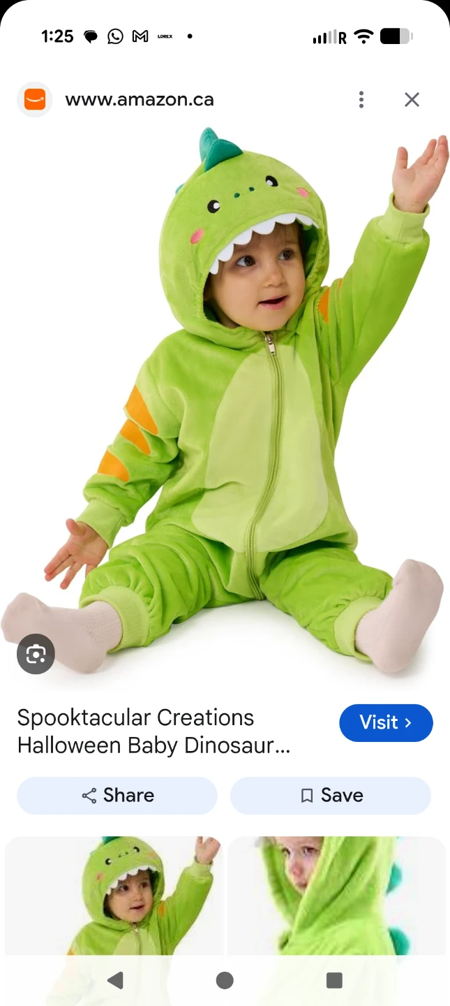 Spooktacular Creations Dinosaur Costume 18-24 Months