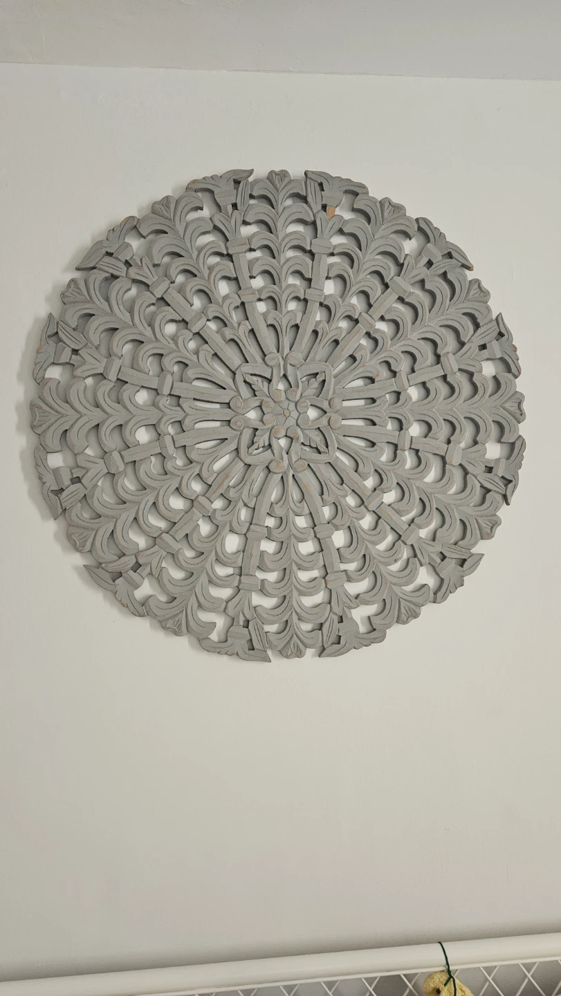 Grey Circular Wall Art Piece - photo 2