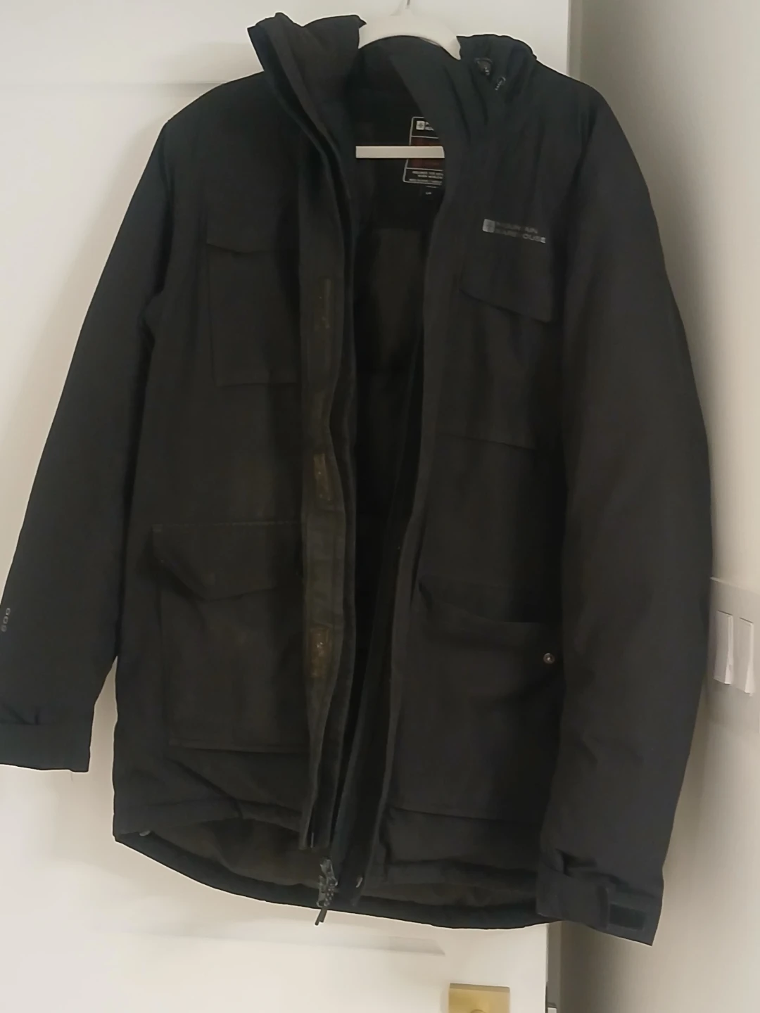Men's Mountain Warehouse Black winter jacket L