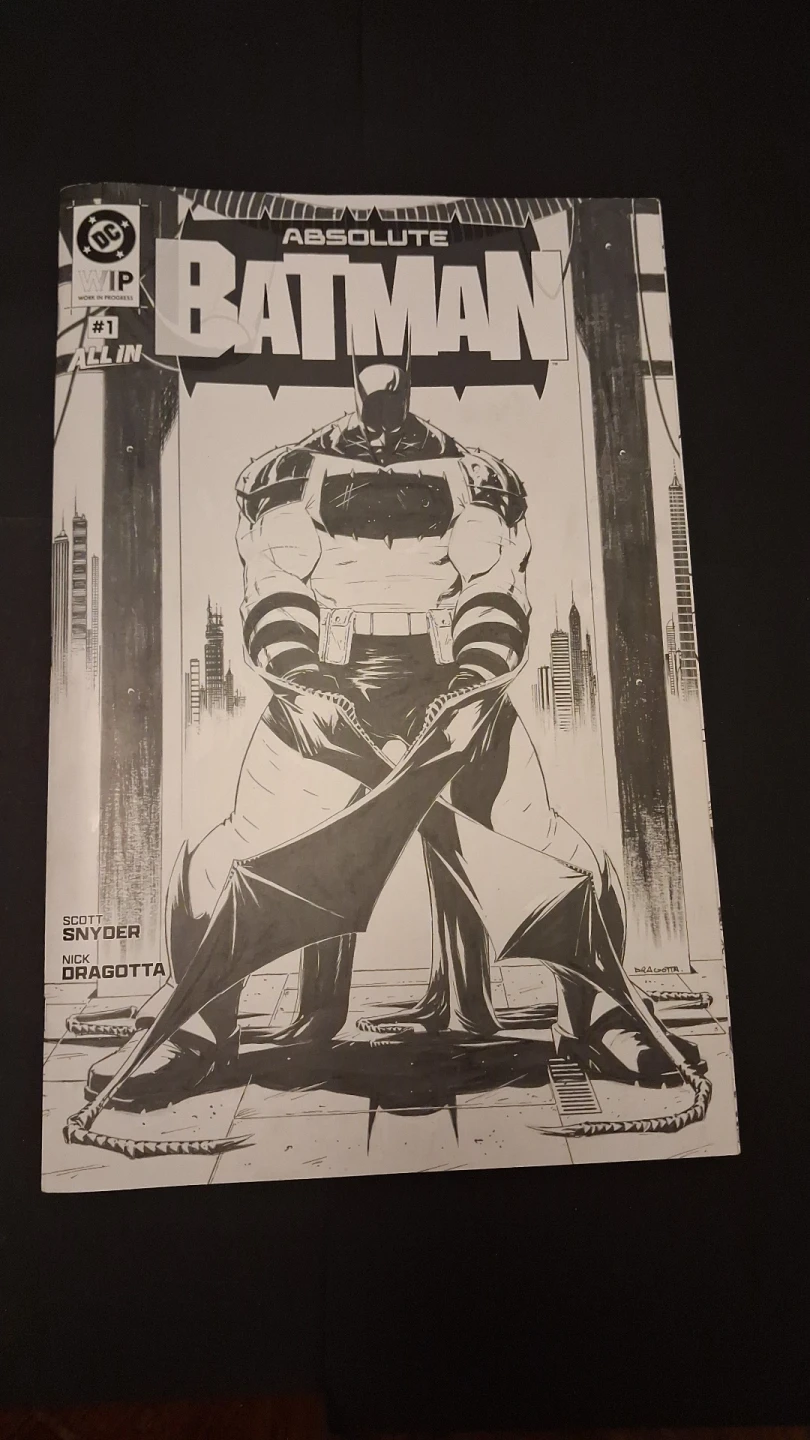 Absolute Batman #1 WIP  Work In Progress ( 11×17 ) Edition