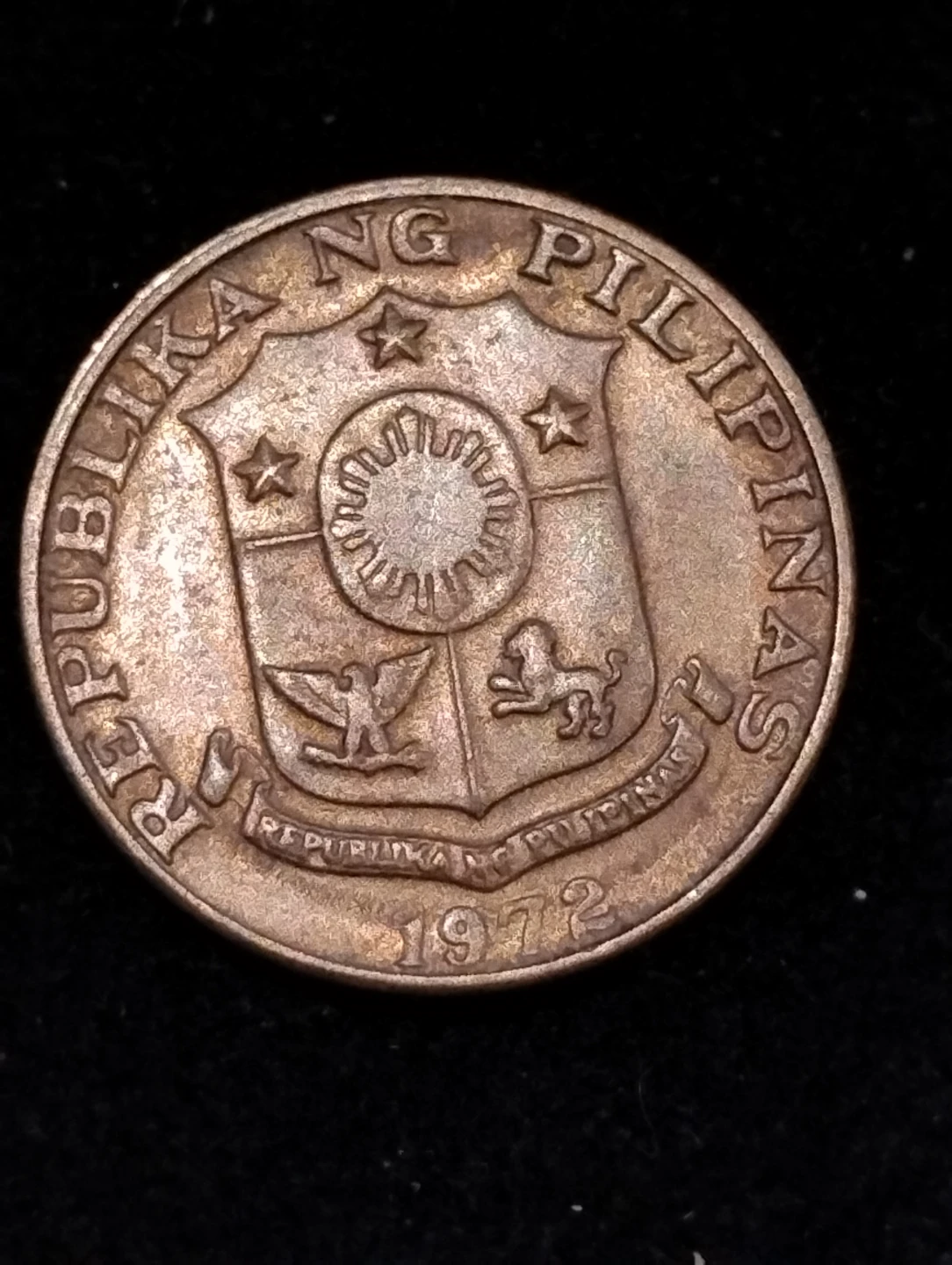 1972 Philippines 5 Sentimos Coin error - photo 3
