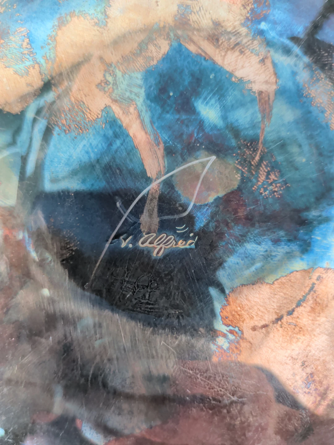 V. Alfred Indigenous Art Eagle Platter - photo 2