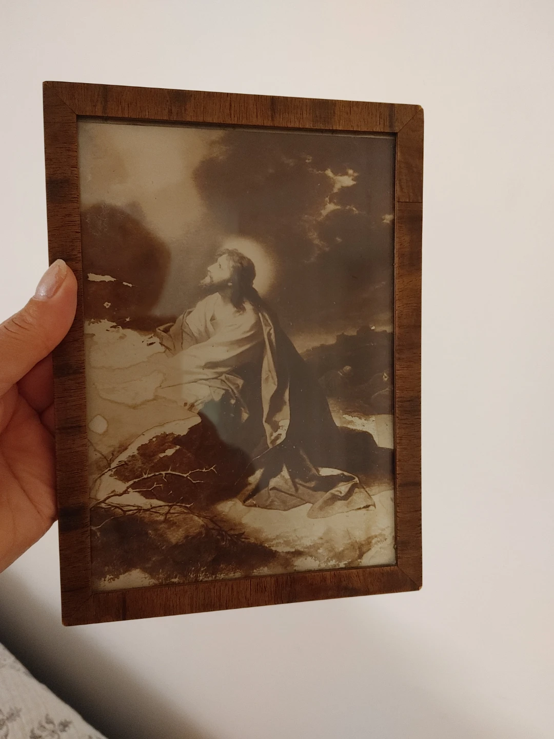 Vintage Framed Religious Print - photo 2