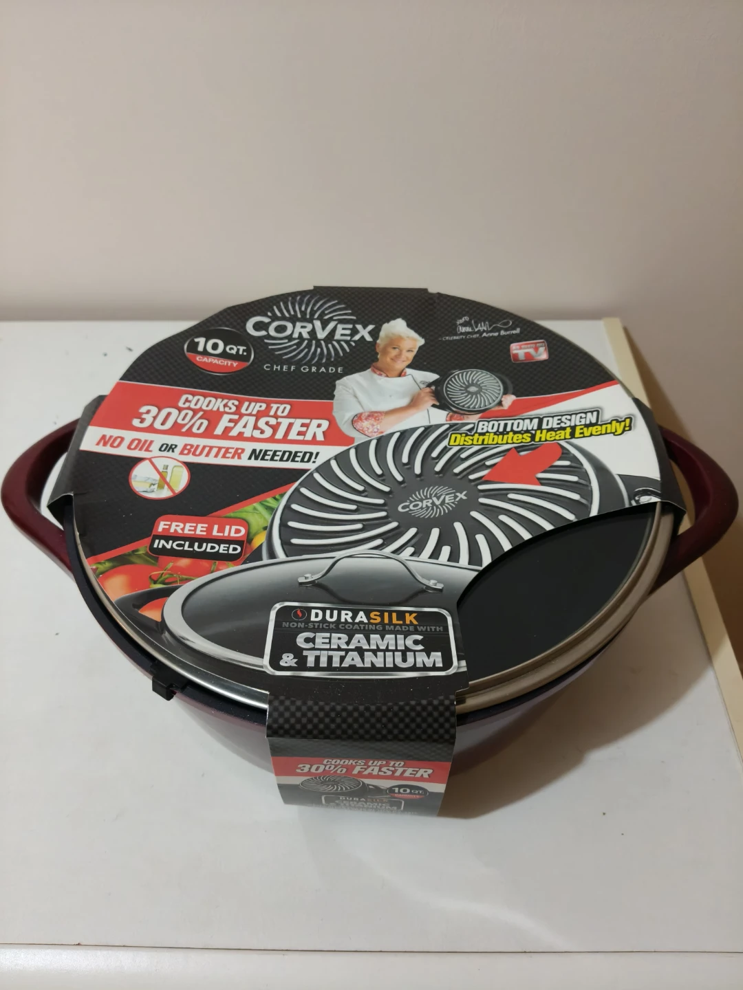 Corvex 10qt Chef Grade Non-Stick Pot