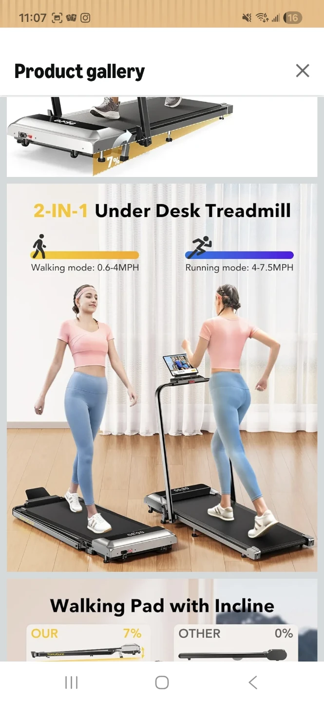 Brand New In Box / Unopened Under-Desk Walking Pad - photo 4