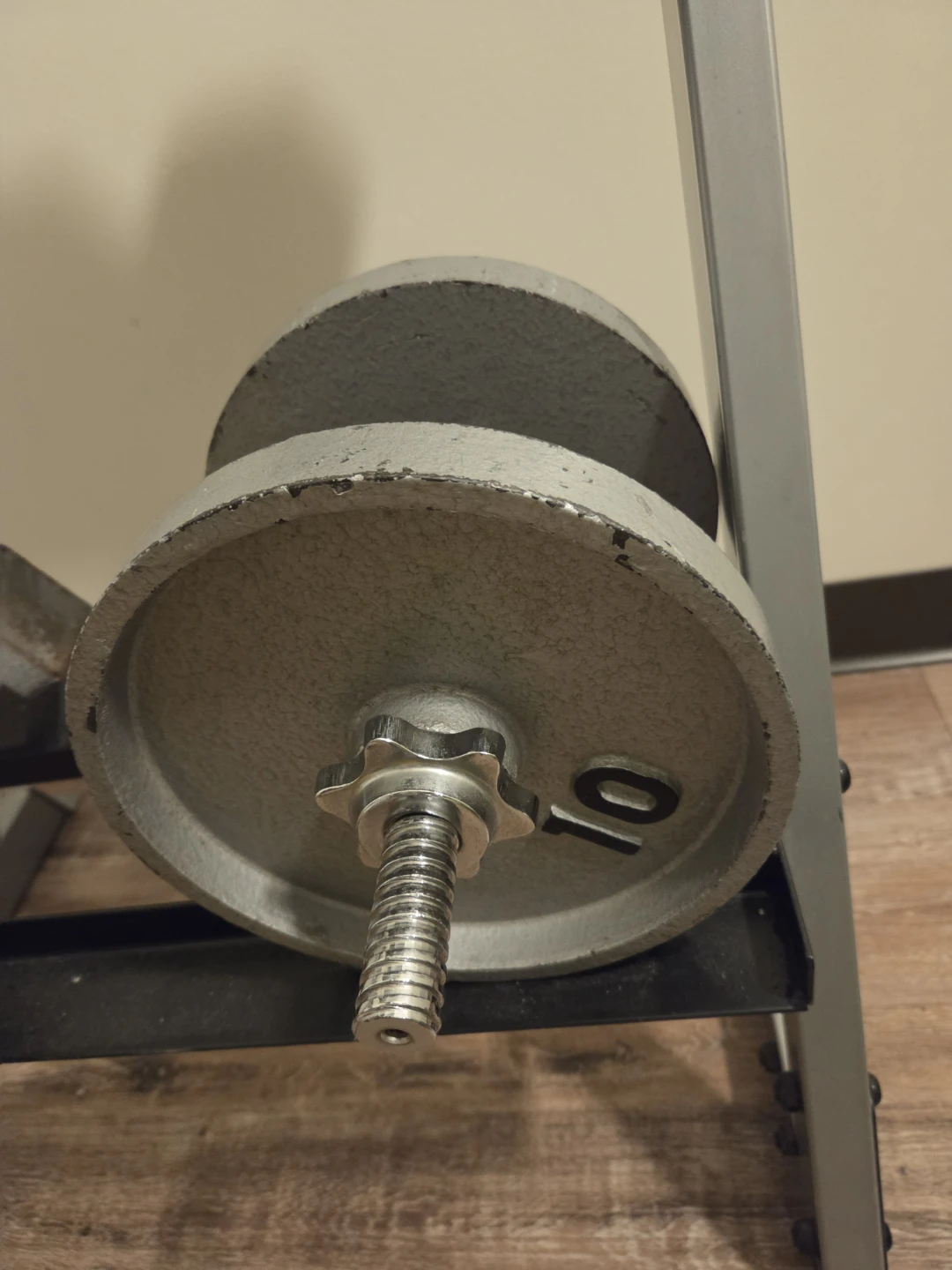 Cast Iron Dumbbell Set with Rack - photo 4