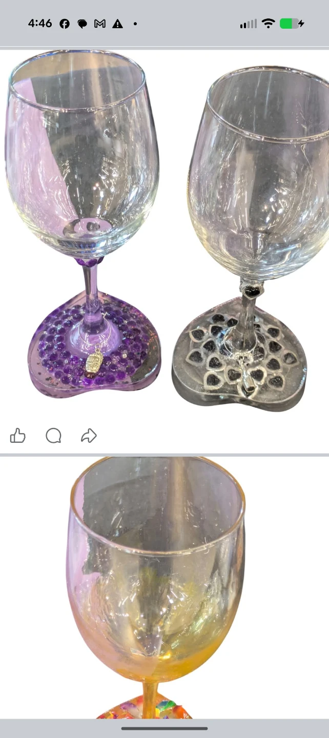 Custom Coaster Wine Glasses - photo 5