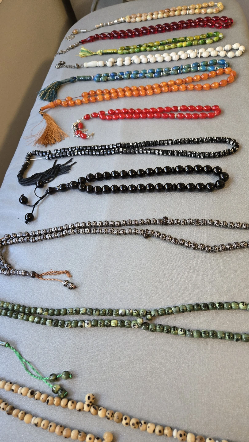 Collection of 18 Assorted Tasbih Prayer Beads - photo 3