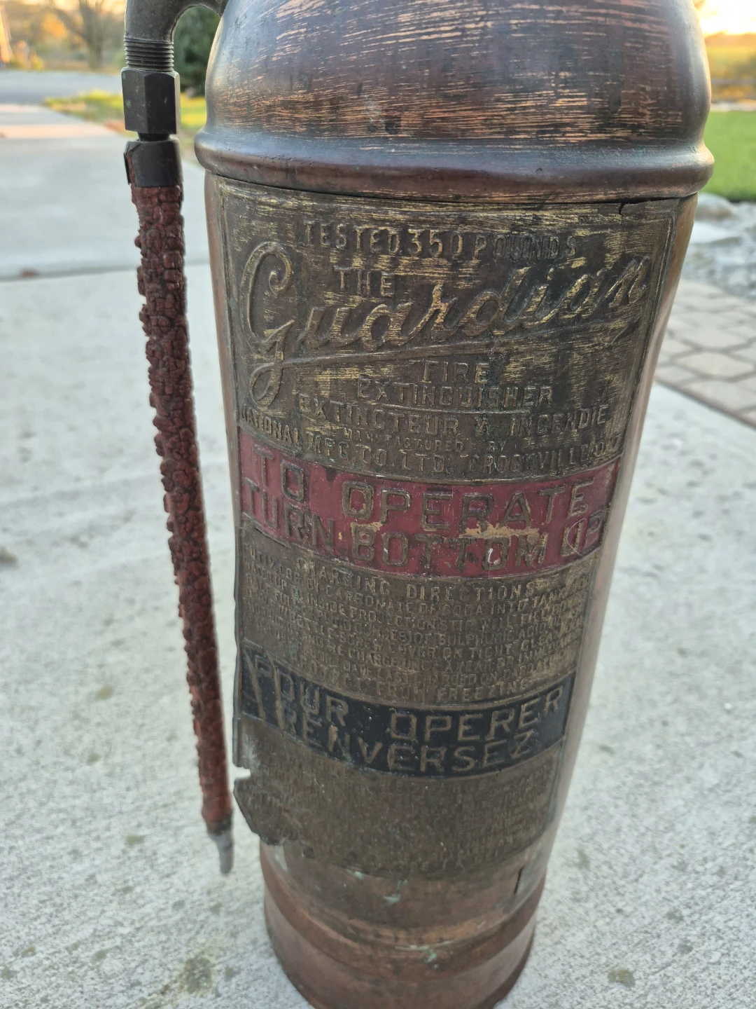 Vintage "GUARDIAN" Fire Extinguisher - photo 4