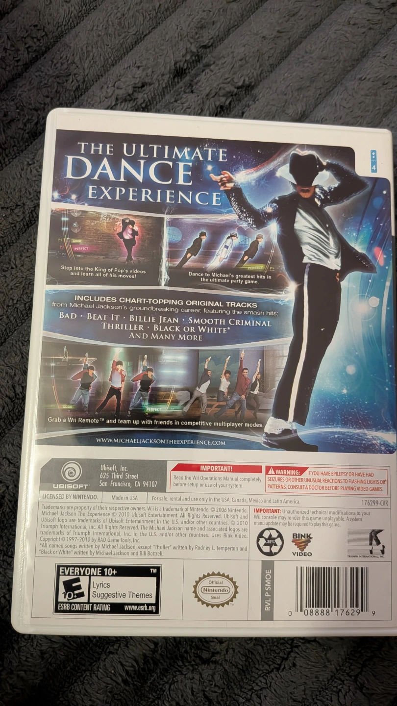 Michael Jackson The Experience Wii Game - photo 2