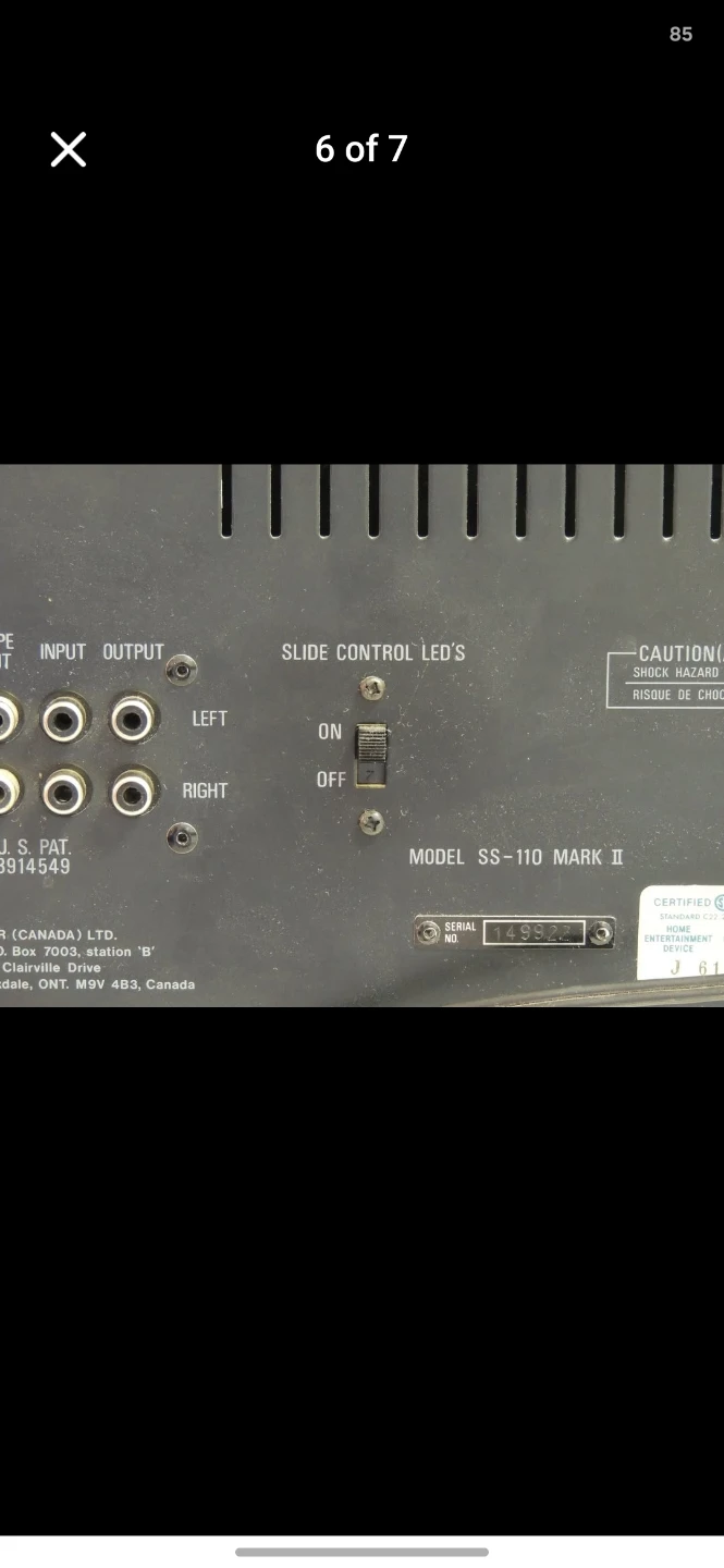 ADC Sound Shaper One Ten Mark II Stereo Equalizer - photo 2