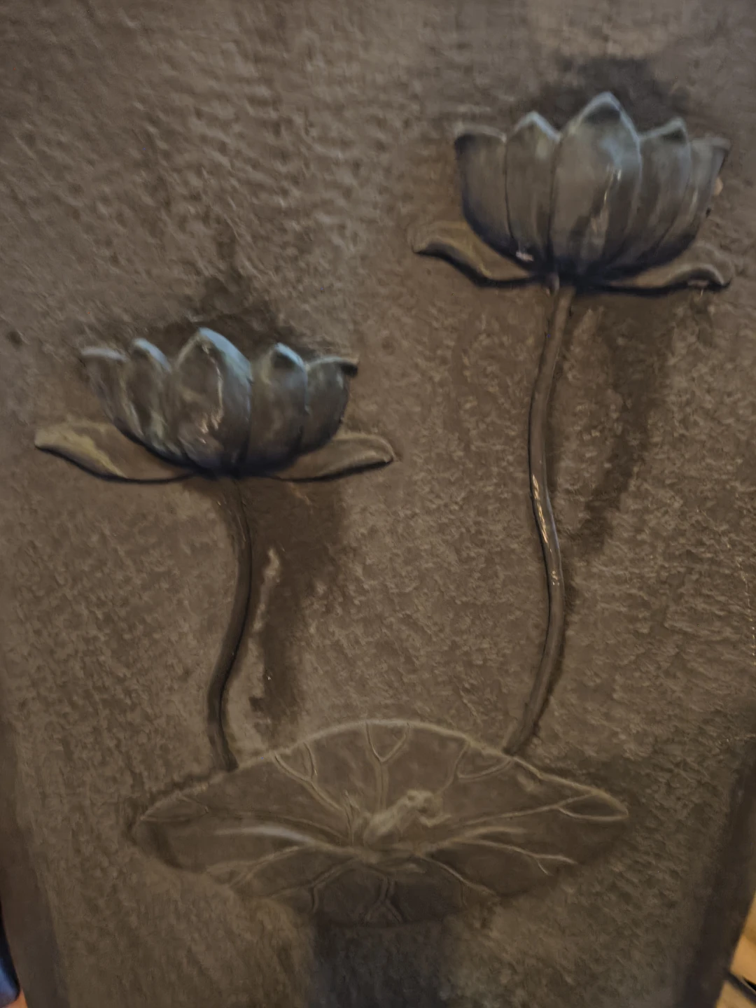 Lotus and Frog Garden Water Fountain - photo 3