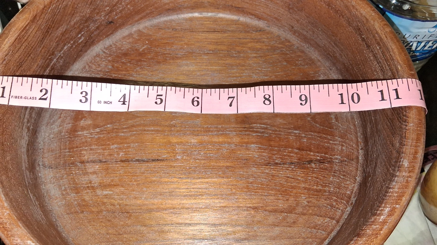Vintage teak salad bowl set - photo 2