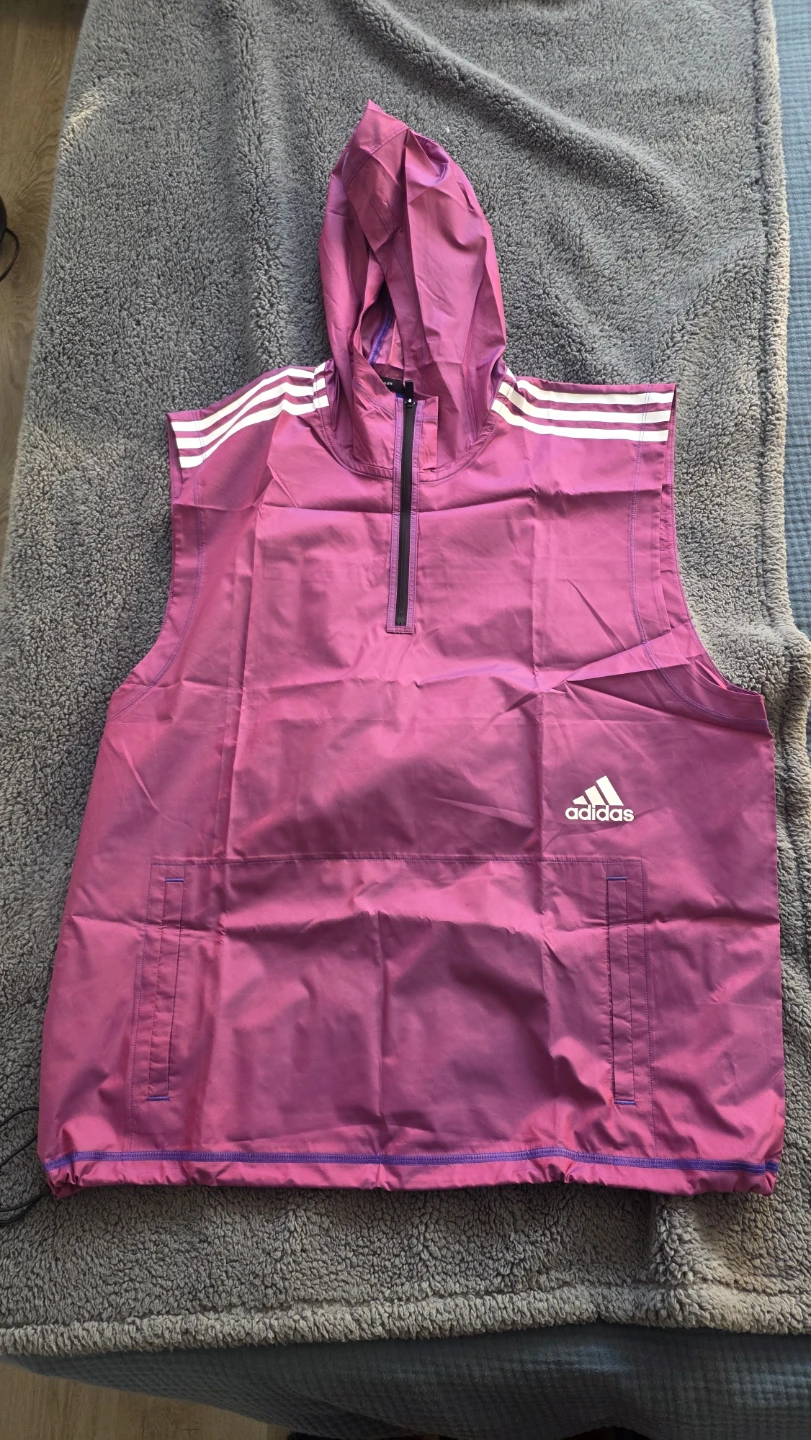 Adidas Runnet Pink Hooded Vest