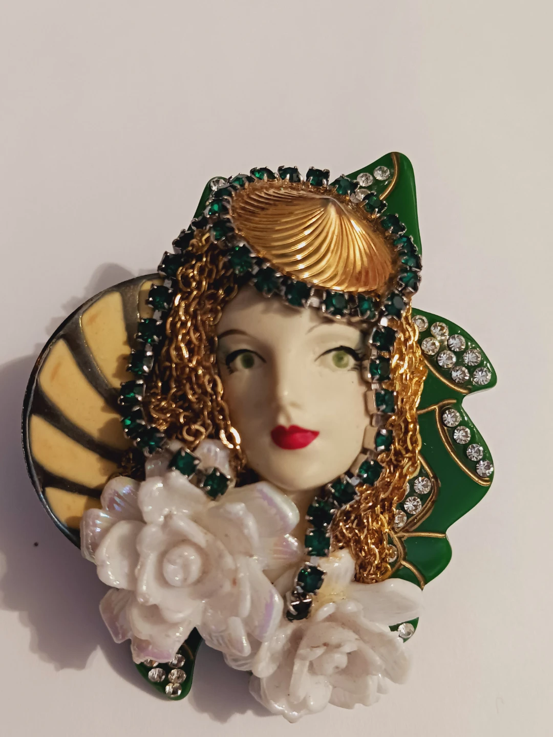 Gorgeous Vintage Signed Unique Statement Brooch - photo 3