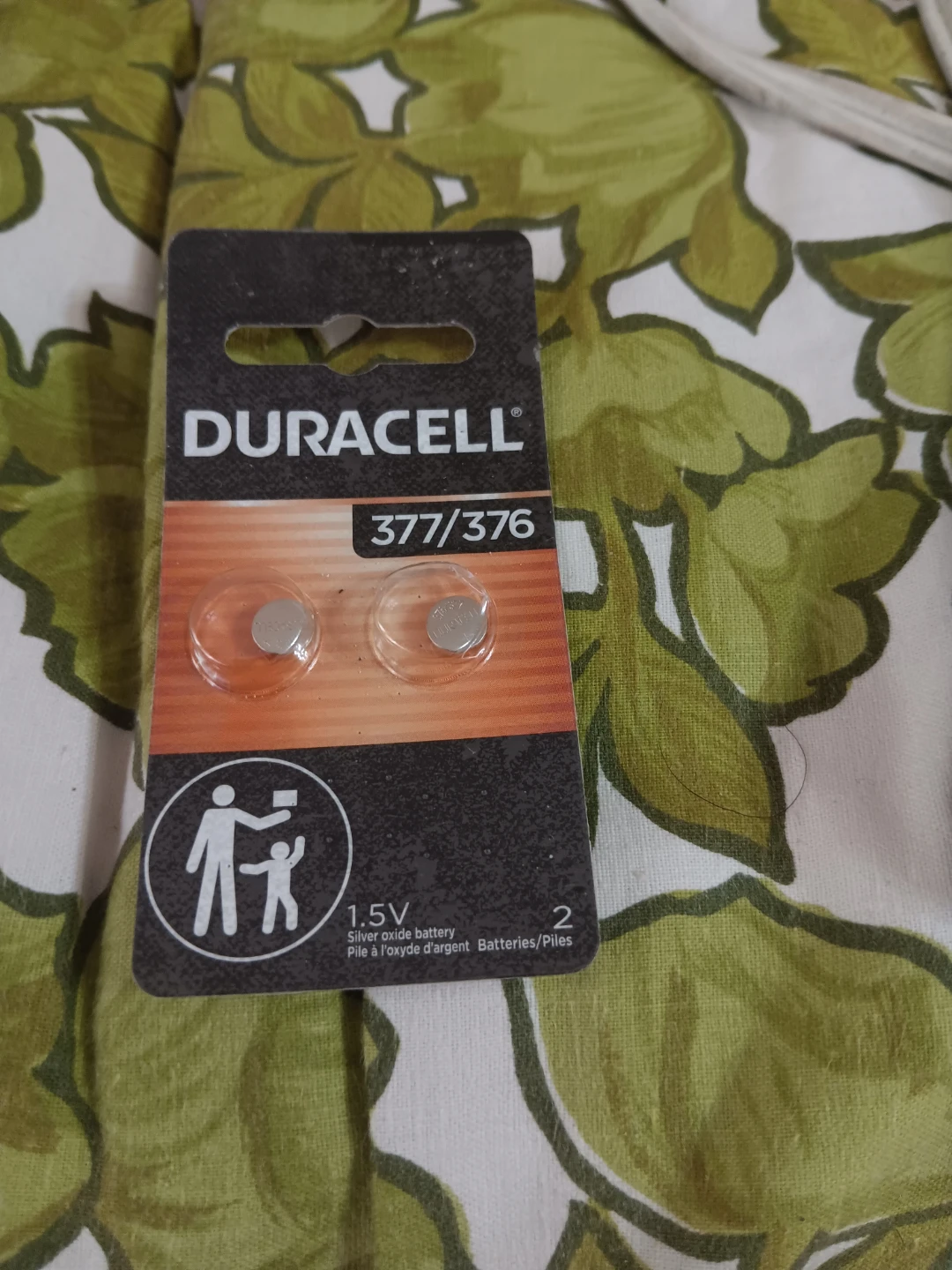 Duracell 377/376 Silver Oxide Batteries