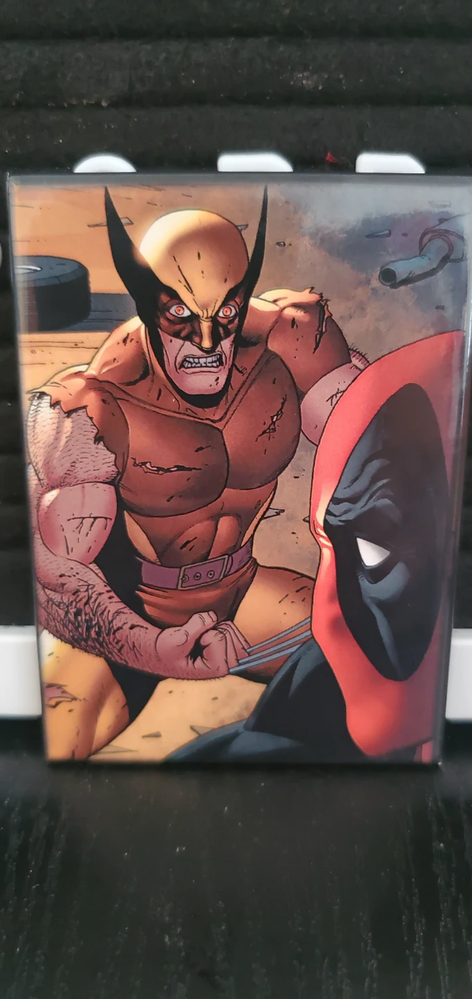 Marvel Wolverine and Deadpool Magnet