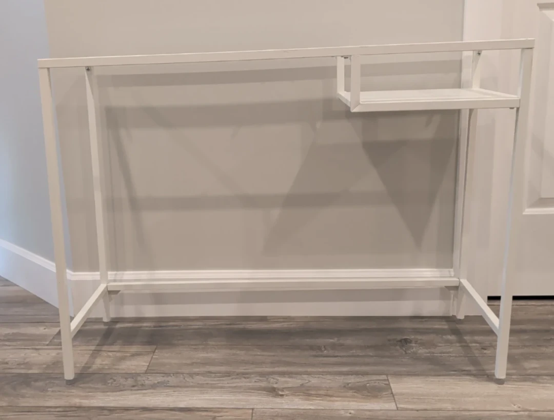 IKEA VITTSJÖ Laptop Table/Desk (Glass Top)